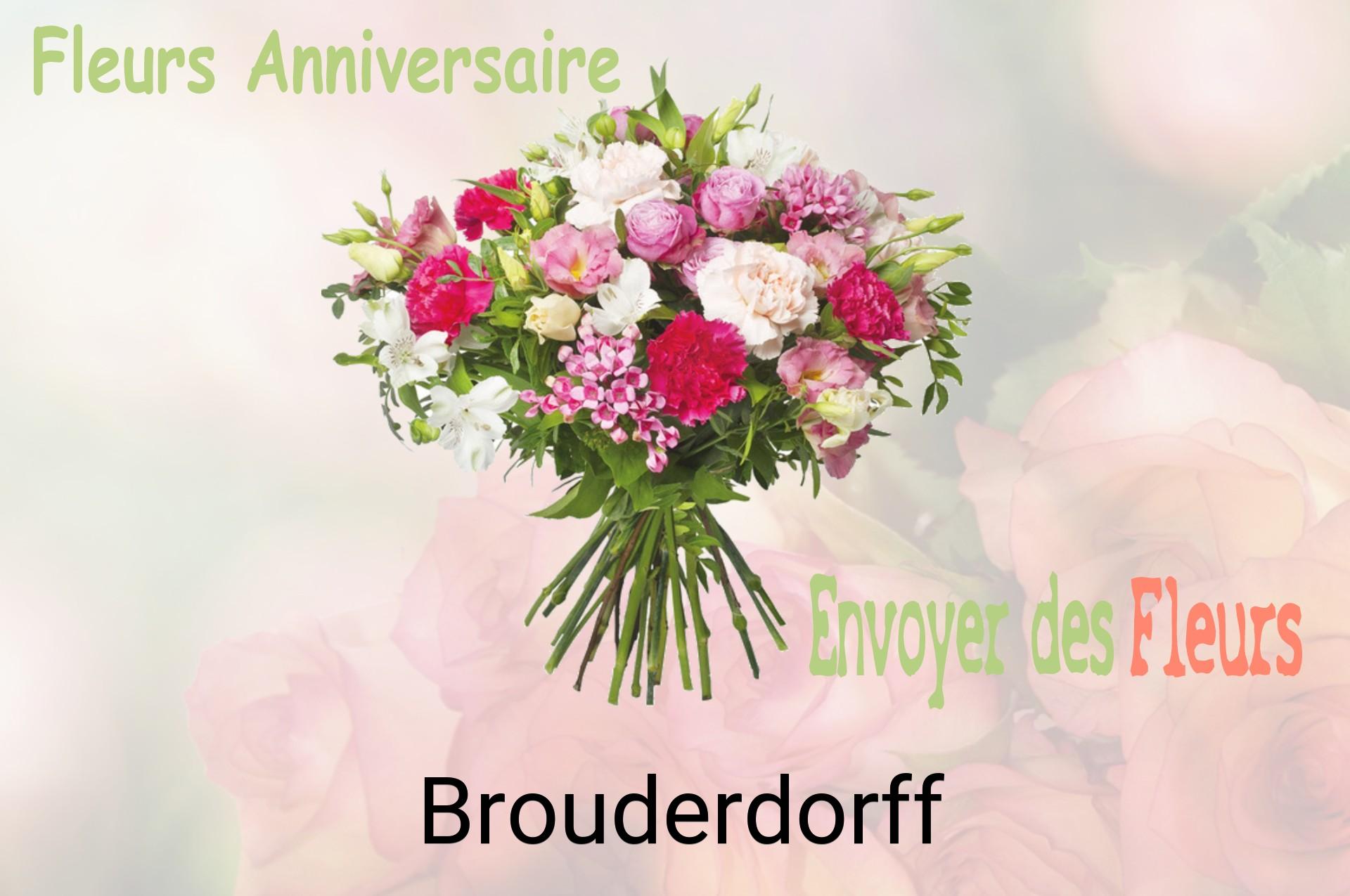 Bouquet de fleurs d’anniversaire livré à Brouderdorff