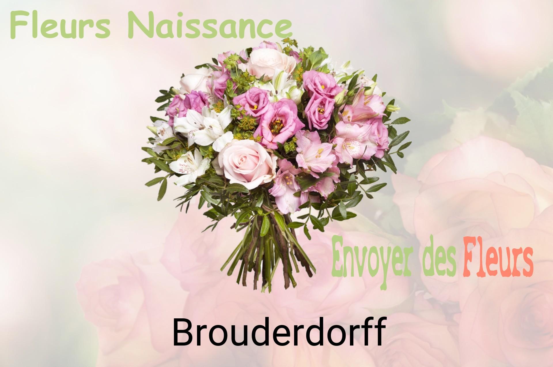 Bouquet de fleurs de naissance livré à Brouderdorff